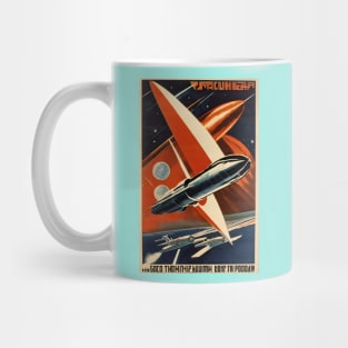 Soviet union space program poster Mug